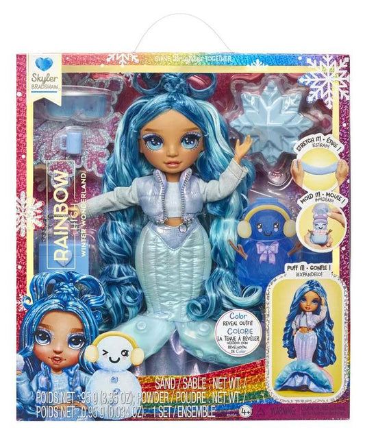 Rainbow High - Winter Wonderland Doll - Skyler (Blue)