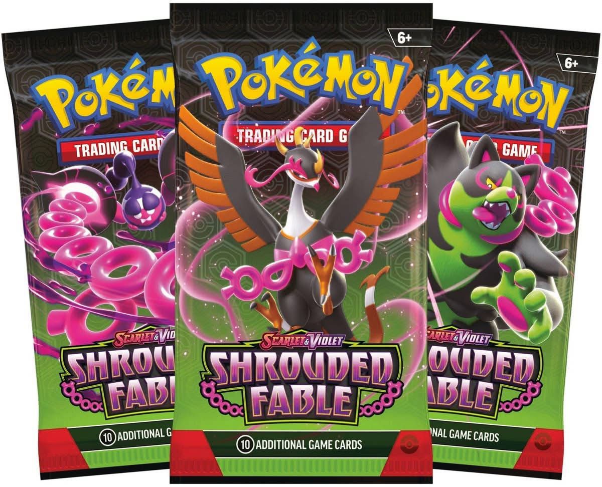 Pokémon TCG SV6.5 Shrouded Fable 3 pack blister booster.